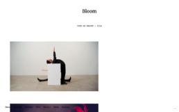 Site vitrine Bloom Paris - Consulting - Film - In blossom