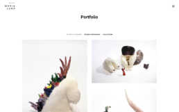 Refonte de site Galerie MariaLund - Portfolio - In blossom